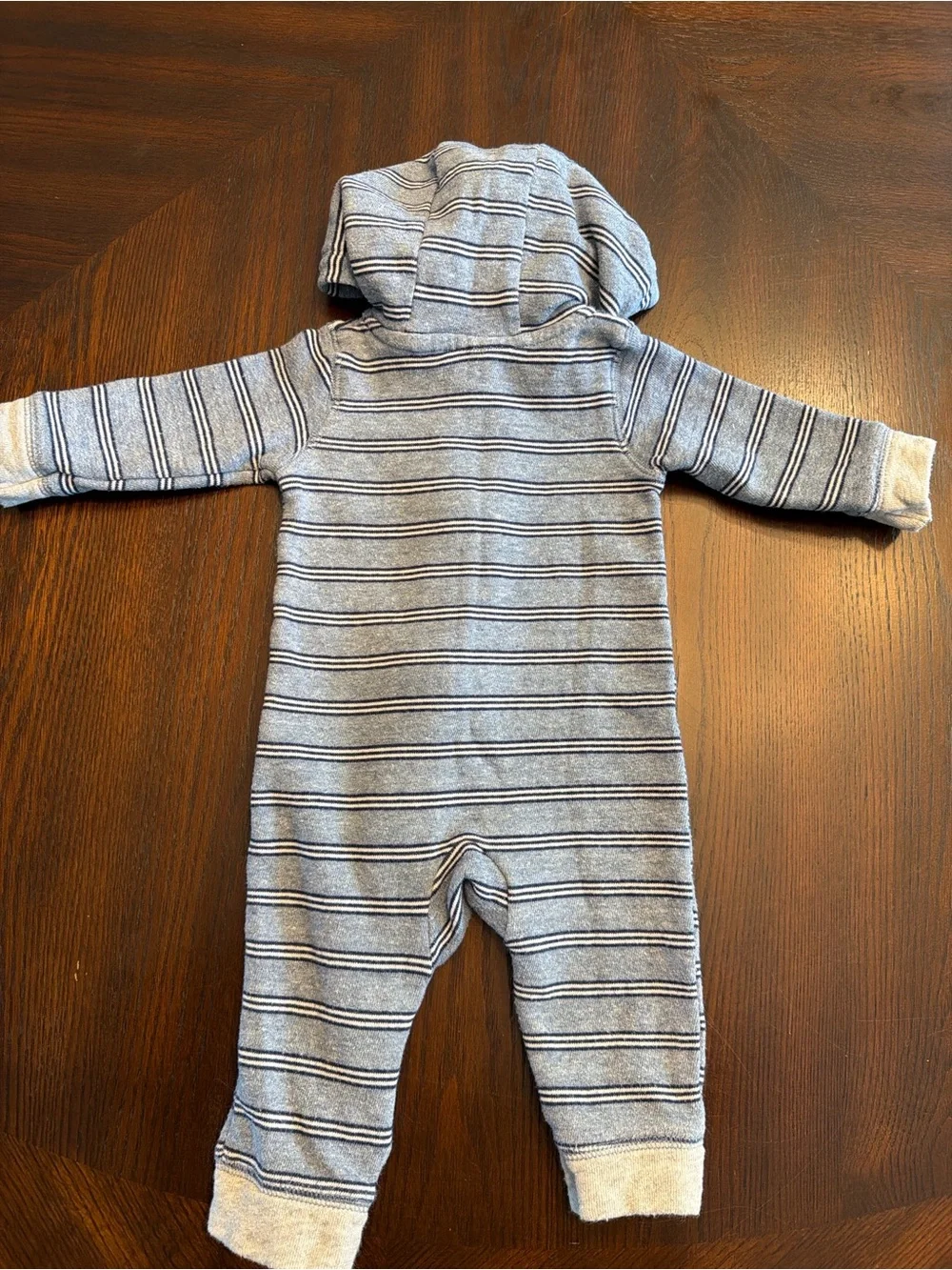 Carter’s Baby Boy 6M Camo Handsome Sweatshirt & Hooded Romper Bundle